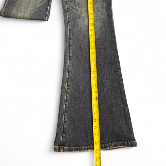 KUT from the Kloth Ana High Rise Fab Ab Flare Jeans Women’s 12 Dark Wash - Picture 4 of 8